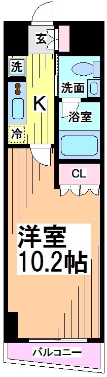 レジディア幡ヶ谷 間取り
