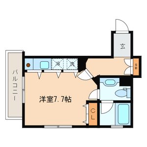 メルローズプレイス下北沢 間取り