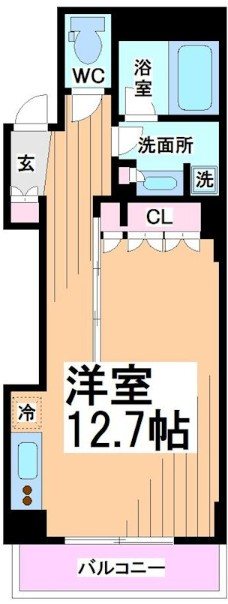 Brillia ist 北沢KEYAKI 間取り図