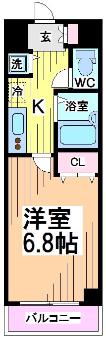 グランド・ガーラ幡ヶ谷EAST 間取り図