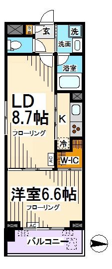 バンデューセン上北沢 間取り