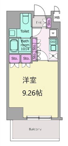 レジディア杉並方南町 間取り