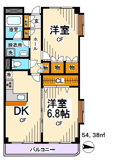 ユーコート赤堤 間取り