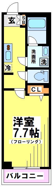 BPRレジデンス仙川 201号室 間取り