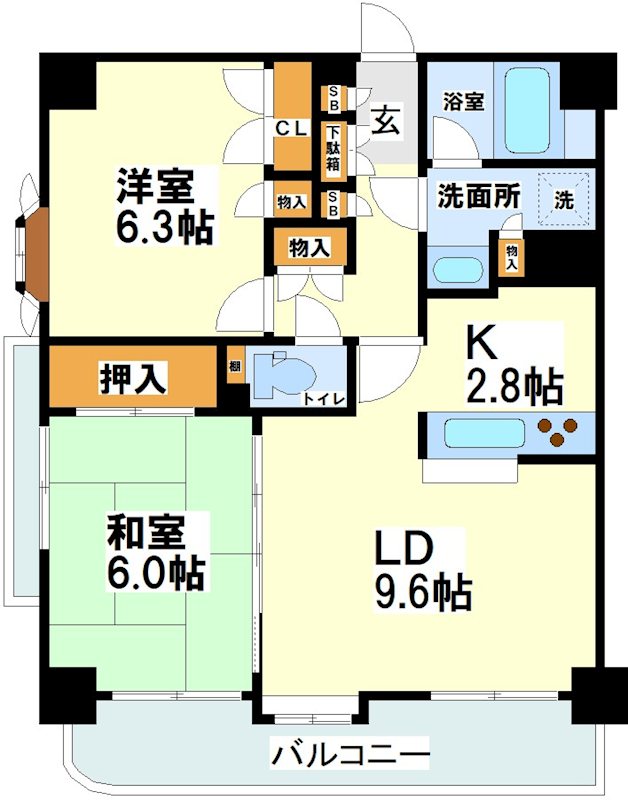プロスペアー笹塚  間取り