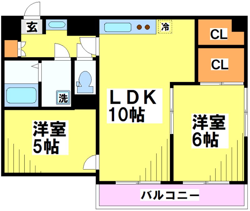 武蔵家ビル 403号室 間取り