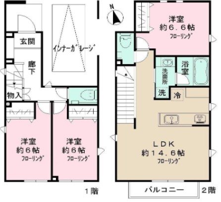 KMC世田谷A棟 間取り