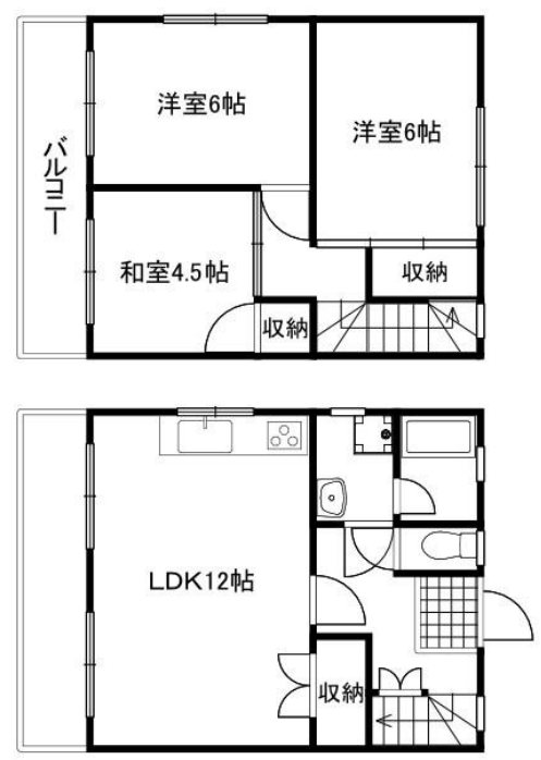 101号室 間取り