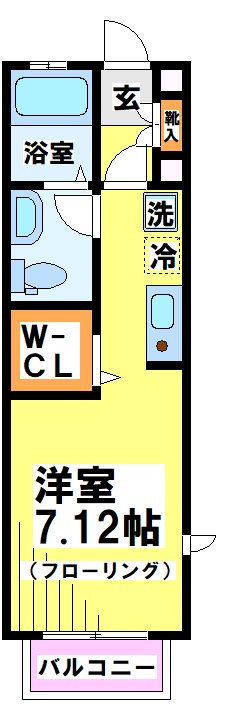 Alouette（アルエット） 205号室 間取り