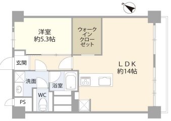 幡ヶ谷ゴールデンマンション 間取り図