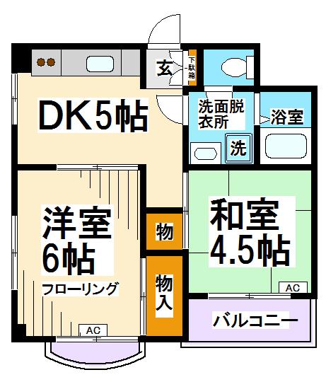 クインヒルヨシムラ 間取り