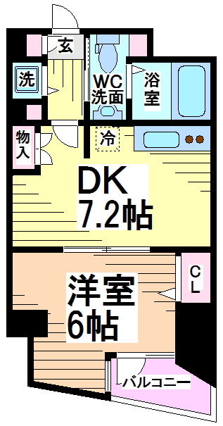 エルミタージュ代田橋 間取り