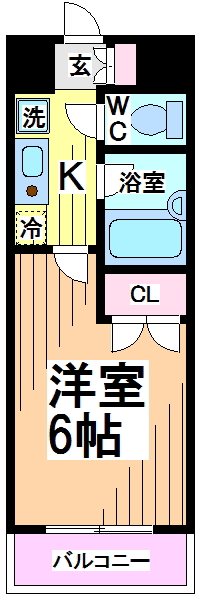 プレールカテリーナ代田橋 間取り図