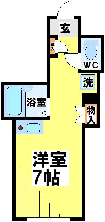 203号室 間取り