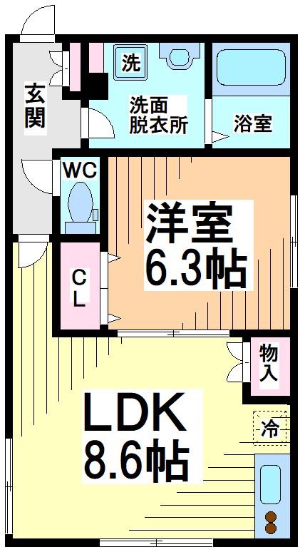 Branche代田橋（ブランシェ代田橋） 間取り
