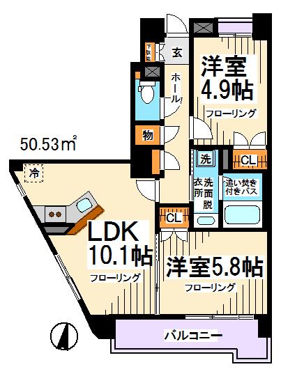 KDXレジデンス上北沢 間取り