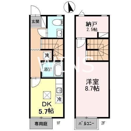 福岡県福岡市東区馬出６丁目 間取り