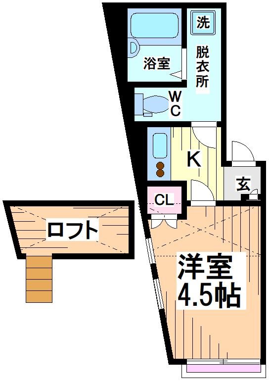 アメリカンリバティー笹塚Ⅱ 間取り