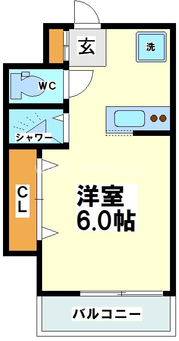 メゾンシルクロード 間取り