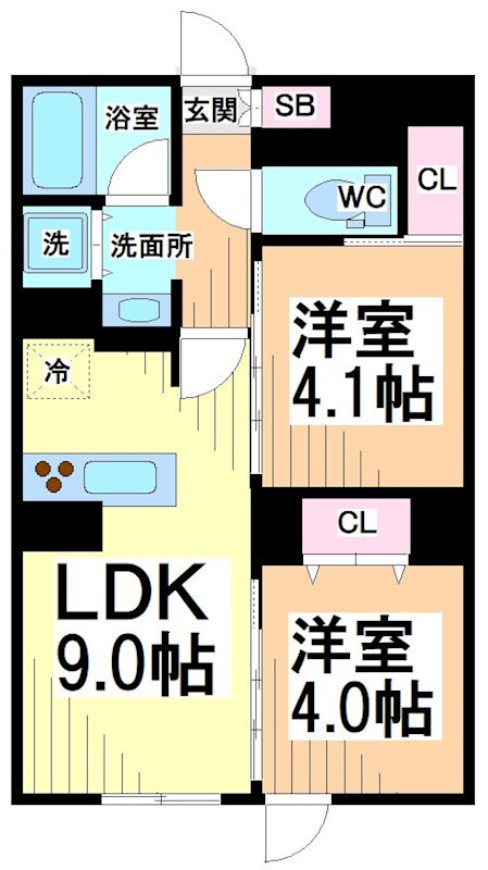 CREAL premier笹塚（クリアルプレミア笹塚） 間取り