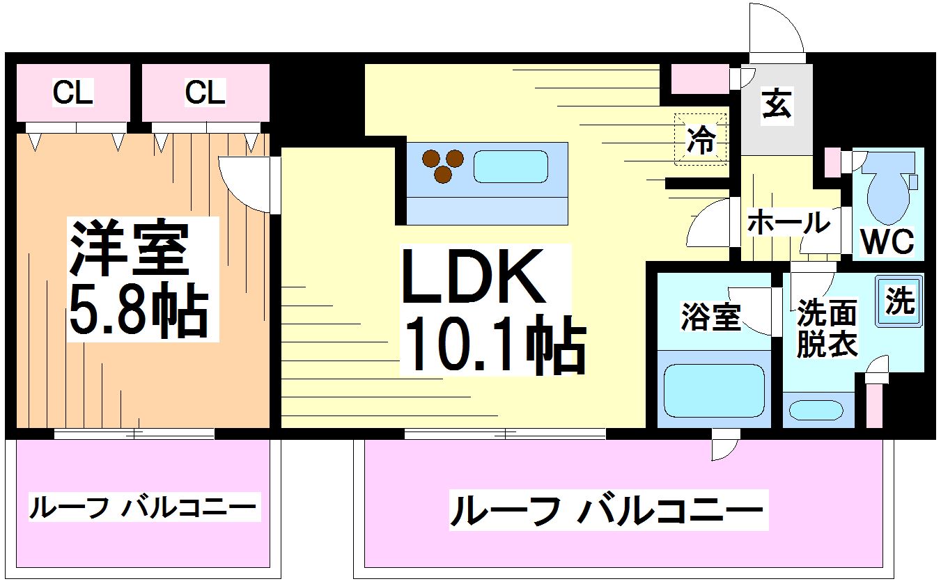 プレール・ドゥーク渋谷幡ヶ谷　 間取り