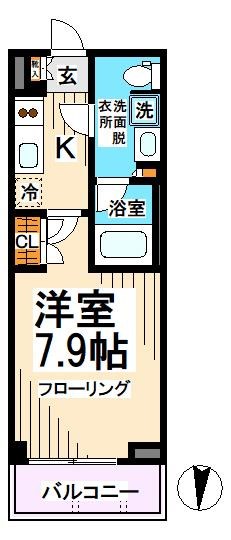 TELLUS八幡山 間取り