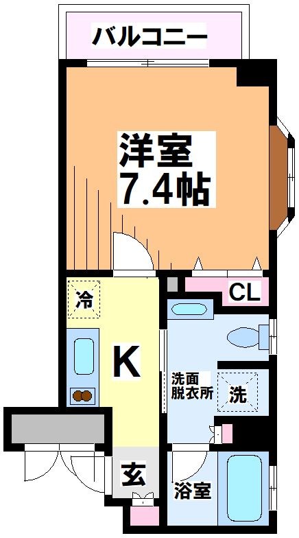 CYNTHIA代田橋Ⅲ 間取り