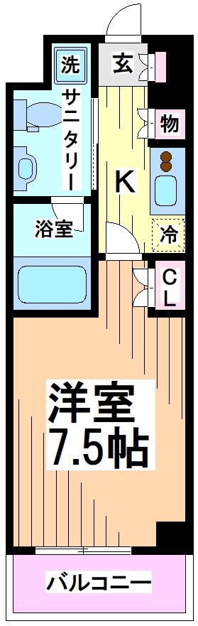 コンフォリア下北沢 間取り