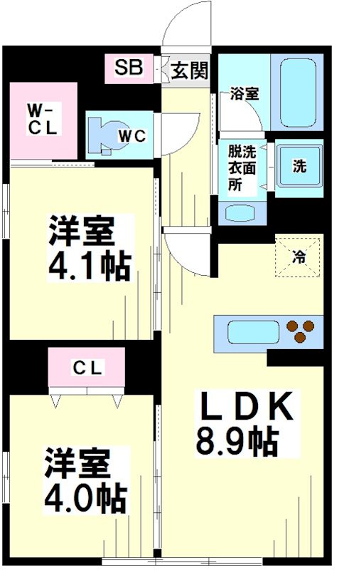CREAL premier笹塚（クリアルプレミア笹塚） 間取り