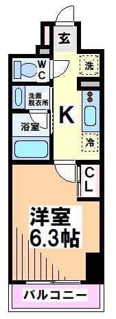 ケルスコート笹塚 間取り