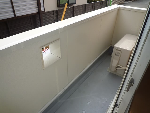 ルプレジール ベランダ