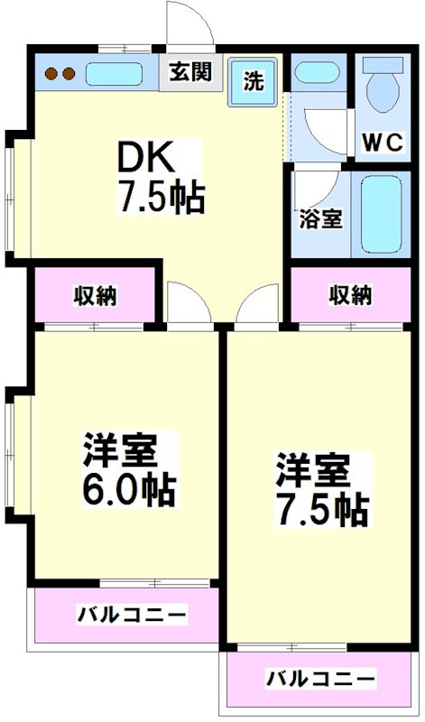 ロジュマン・オーハラ 間取り