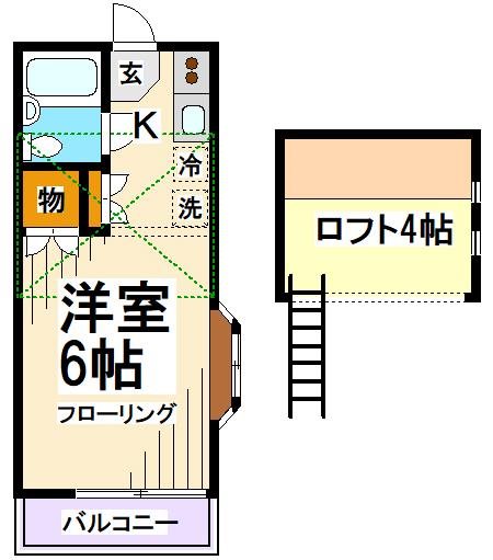 ＢellePort八幡山（ベルポート八幡山） 間取り