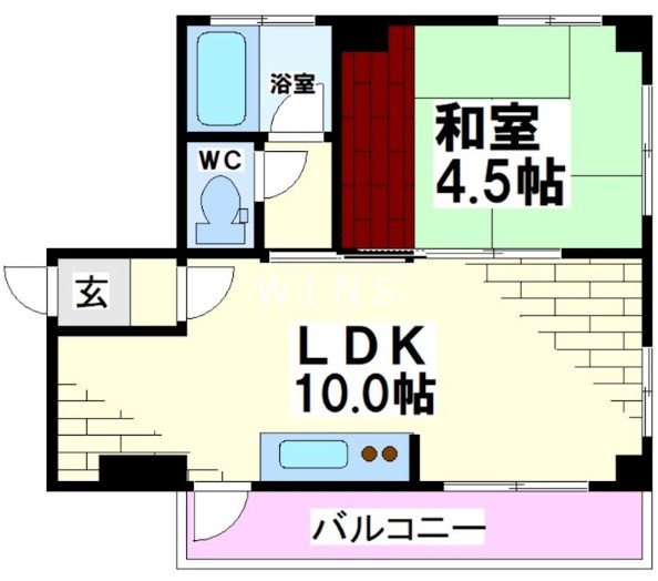 渡部ハイツ 間取り