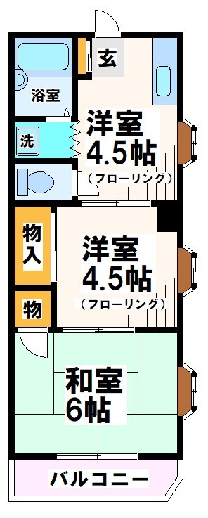 プロスパー宮西　弊社専任物件 間取り図