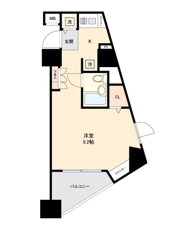 日神デュオステージ笹塚東館 間取り