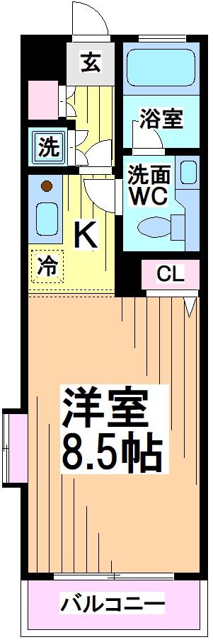 レジディア笹塚　 間取り