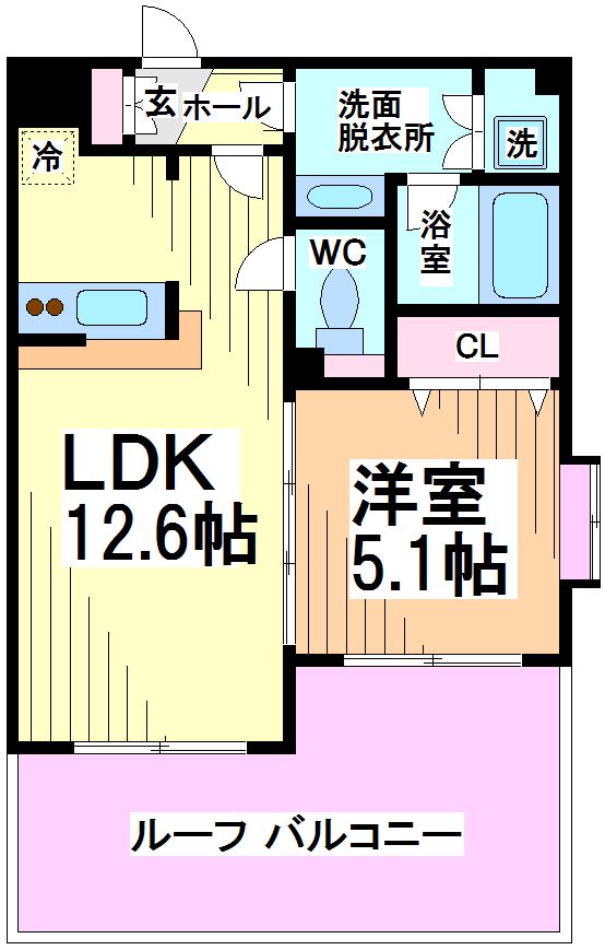 レジディア笹塚 間取り