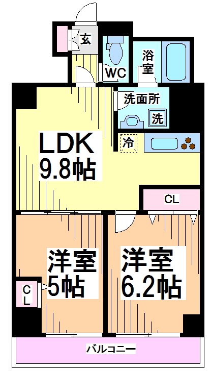 ロイヤル笹塚 　 間取り