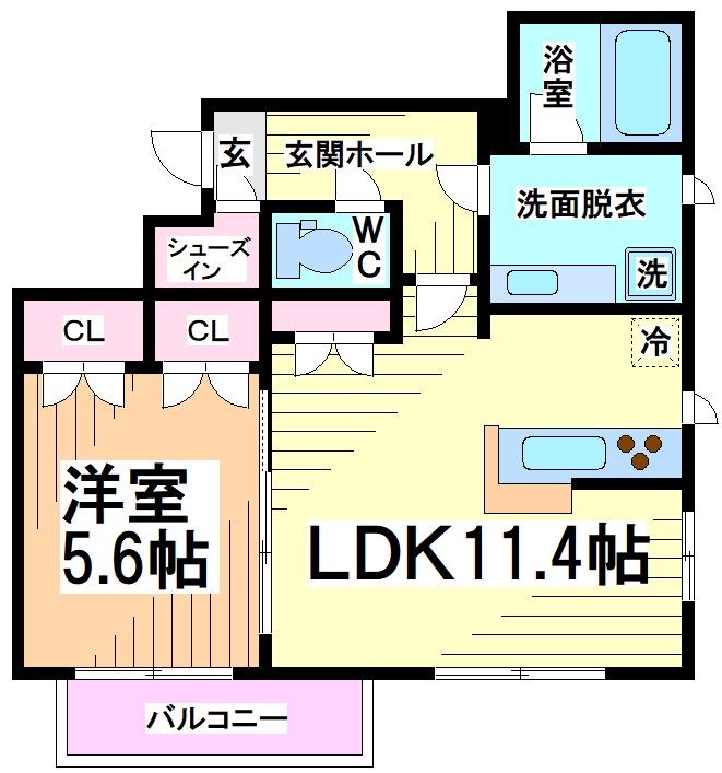 ファレール笹塚 間取り