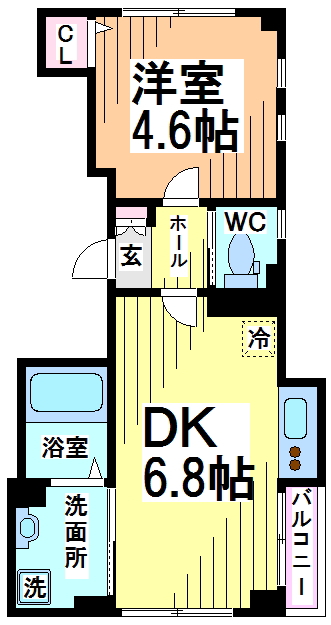 FERIO幡ヶ谷 間取り