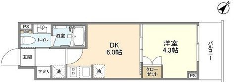 YSレジデンス代田橋 間取り