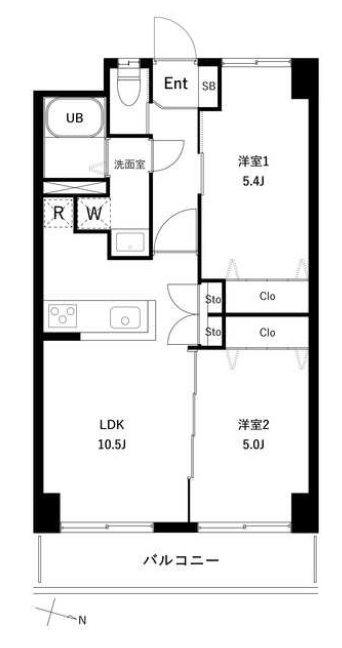 PARK　MODERN　つつじヶ丘 901号室 間取り
