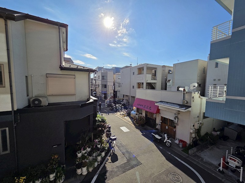 【ラフィネ調布】 ベランダ