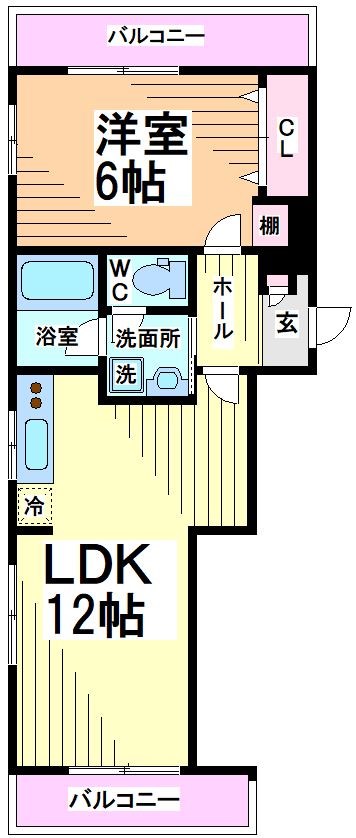 グレイシャス南台 間取り