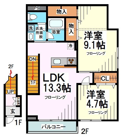 フルーレット 間取り