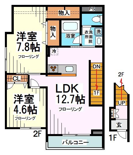 フルーレット 間取り