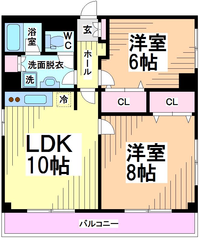 ドミール笹塚 間取り