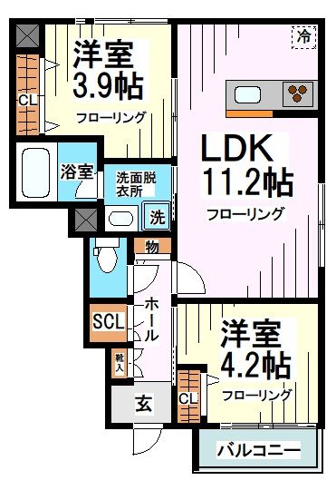 フルーレット 間取り