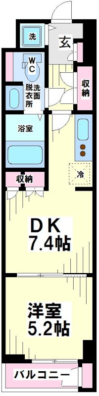 ドゥーエ参宮橋 間取り
